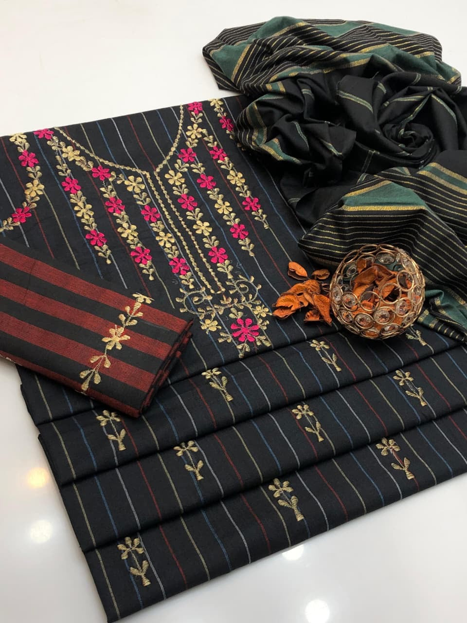 Stuff Khaadi Marina - 3 Pcs Dress