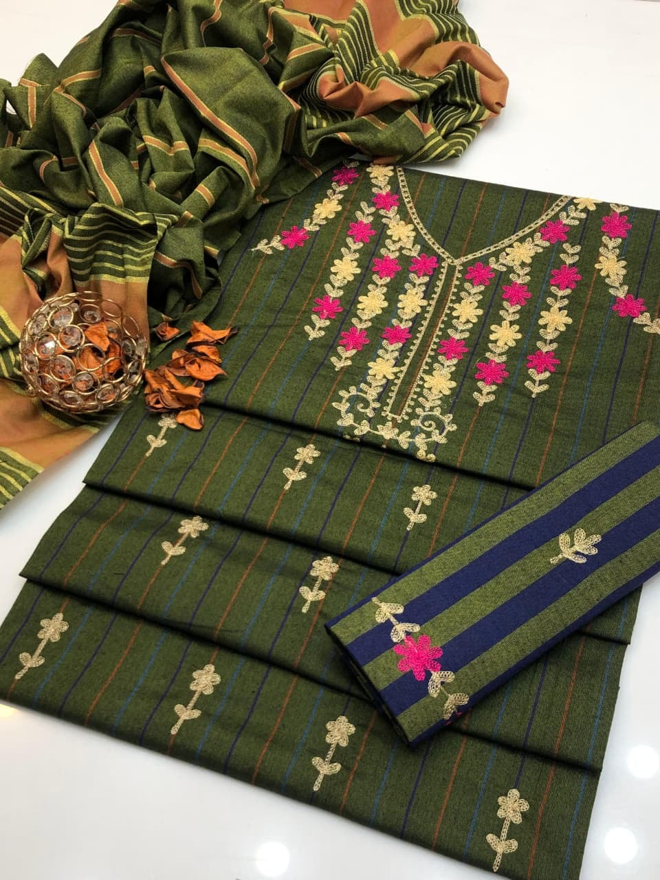 Stuff Khaadi Marina - 3 Pcs Dress