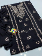 Stuff Soft Bamber Chiffon - 2 Pcs Dress