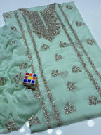 Stuff Soft Bamber Chiffon - 2 Pcs Dress