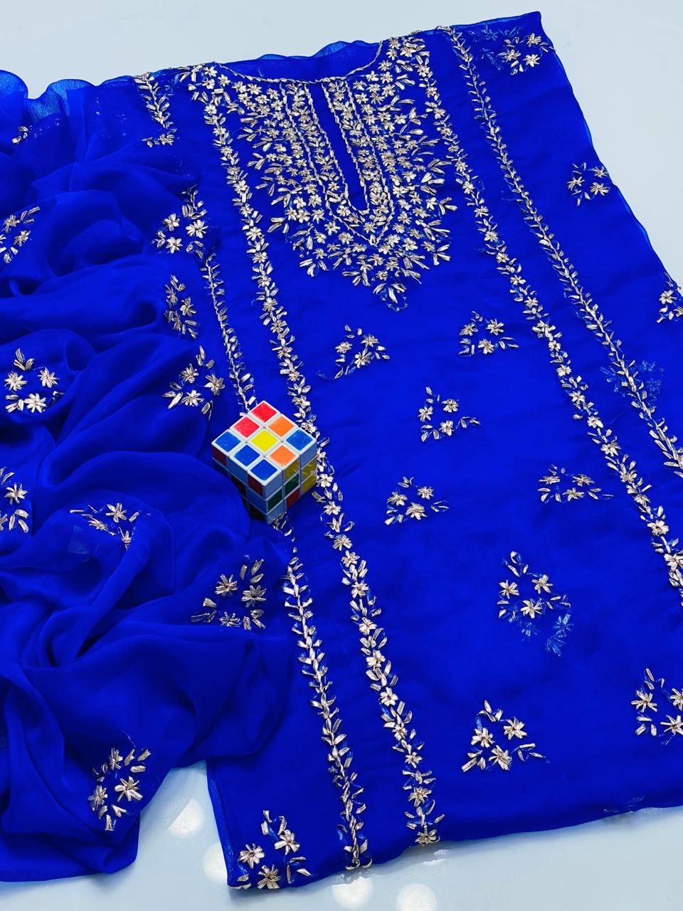 Stuff Soft Bamber Chiffon - 2 Pcs Dress