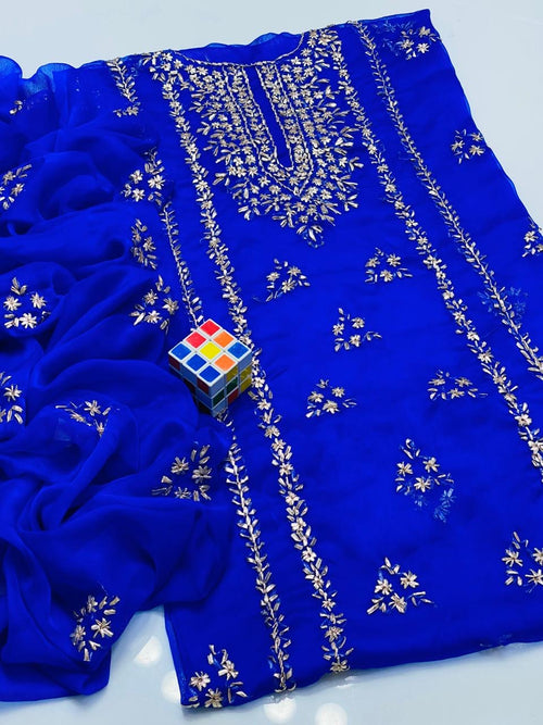 Stuff Soft Bamber Chiffon - 2 Pcs Dress