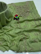 Stuff Soft Bamber Chiffon - 2 Pcs Dress