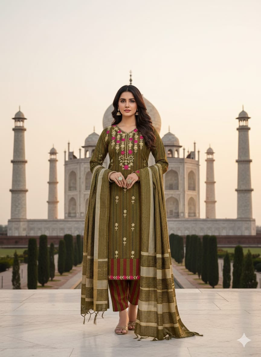 Stuff Khaadi Marina - 3 Pcs Dress