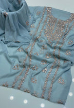 Stuff Soft Bamber Chiffon - 2 Pcs Dress