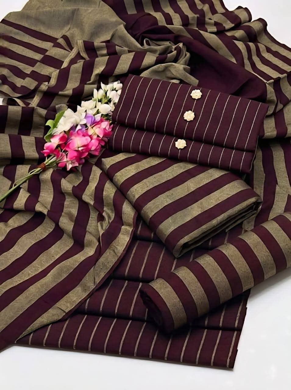 Maroon Pure Marina 3-piece suit
